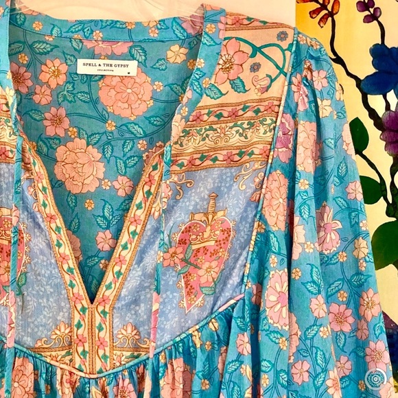 🌺🎉HP🎉🌺 NWOT Spell & The Gypsy/Revolve Love Story Blouse - Picture 10 of 16